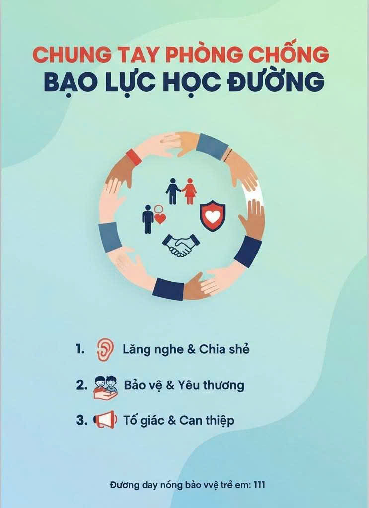 Công an xã Cẩm Lạc chung tay phòng ngừa bạo lực học đường - xây dựng môi trường an toàn, lành mạnh cho học sinh 
