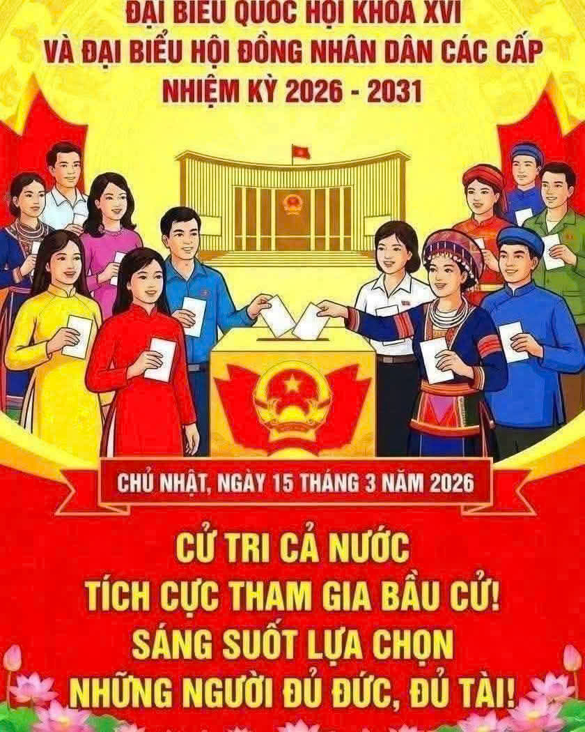 Xã Cẩm Lạc hướng dẫn cử tri quy trình bỏ phiếu bầu cử Đại biểu HĐND xã khóa XXI, nhiệm kỳ 2026 -2031 