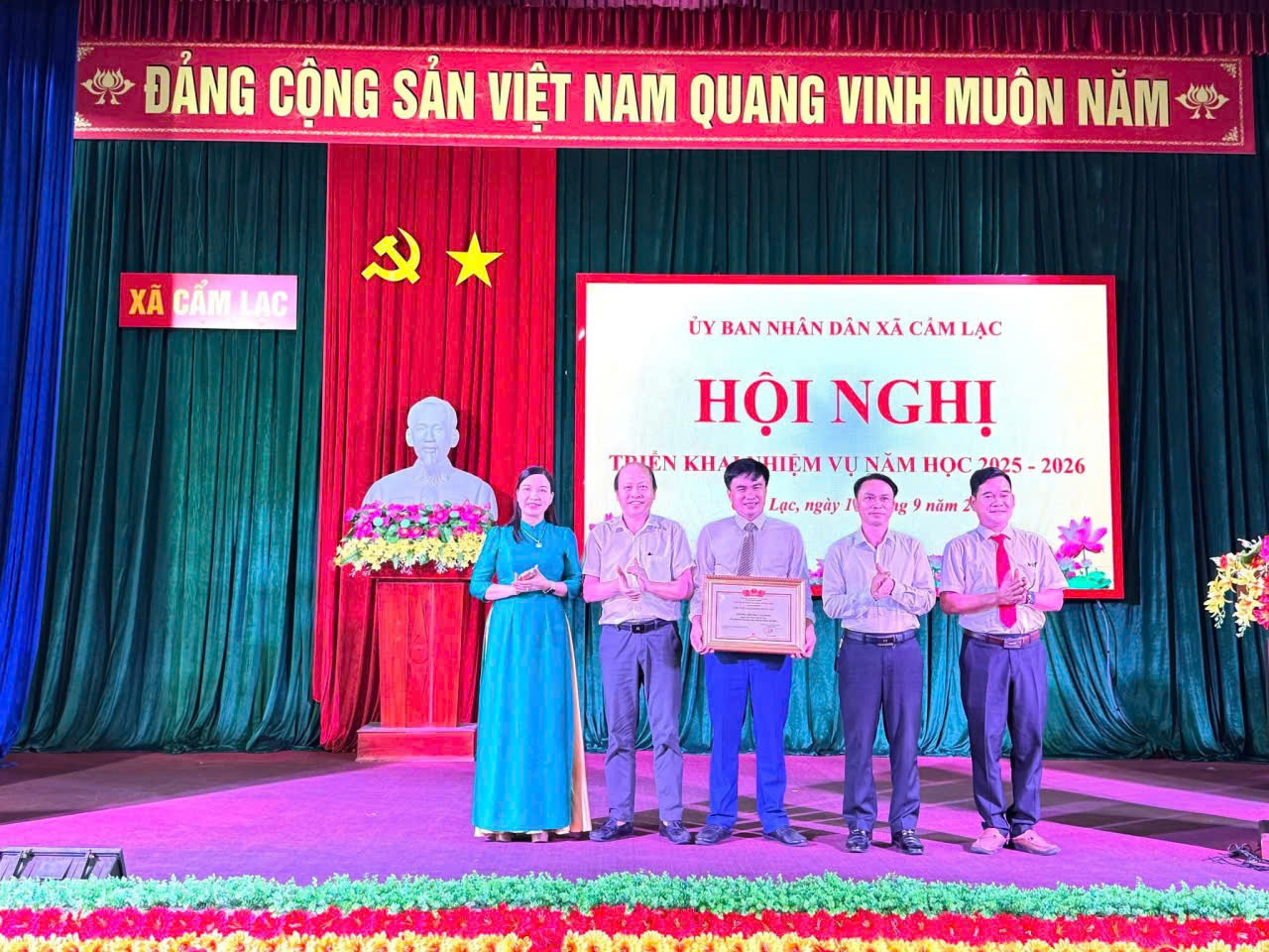 Cẩm Lạc triển khai nhiệm vụ năm học 2025 - 2026