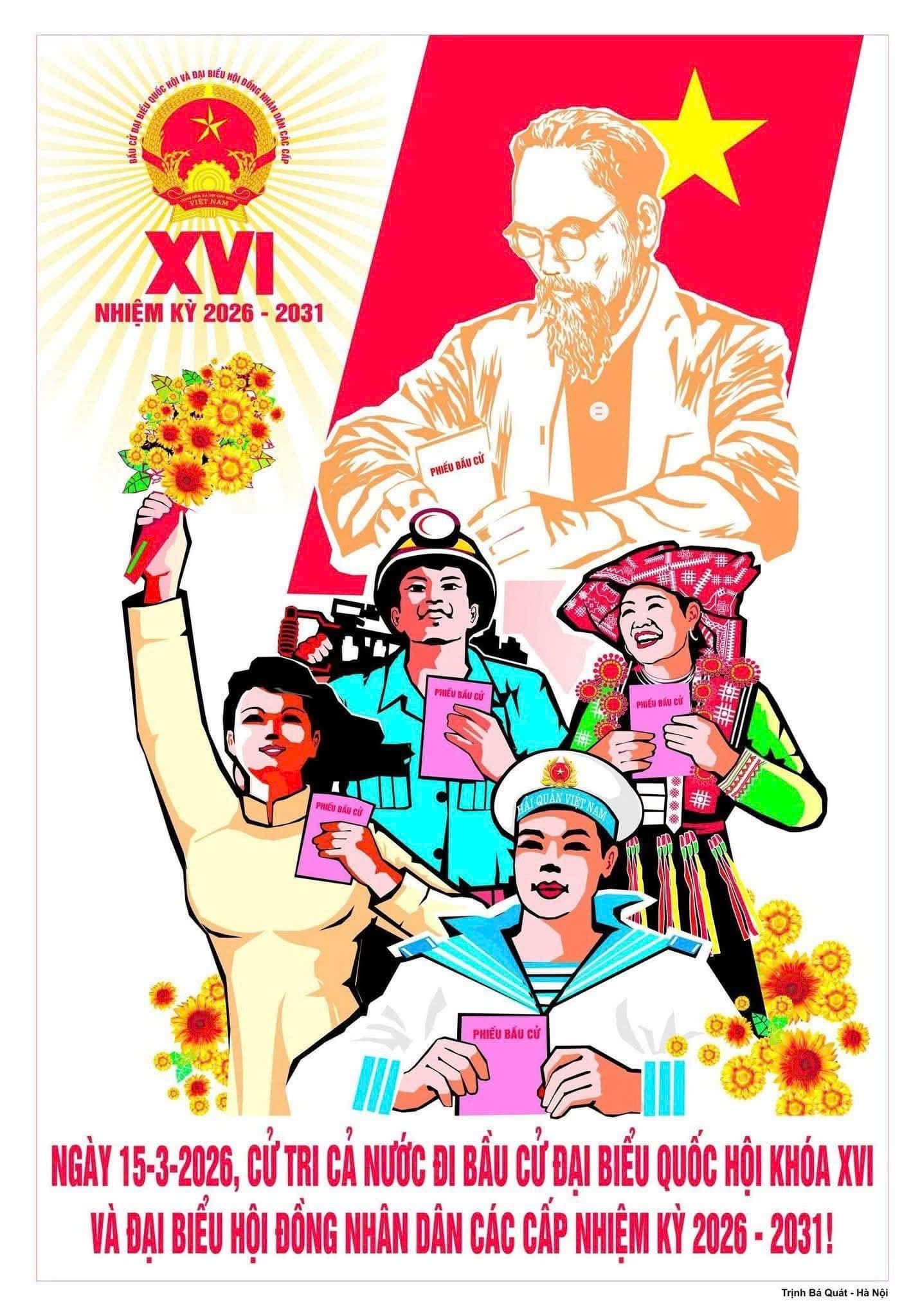 Tuyên truyền về bầu cử Đại biểu Hội đồng Nhân dân xã nhiệm kỳ 2026 - 2031