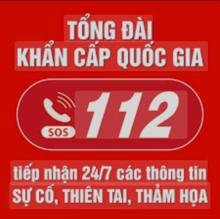 Về việc triển khai thông tin, tuyên truyền số điện thoại 112 tiếp nhận nội dung về sự cố, thiên tai, thảm họa