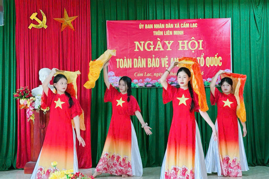 Xã Cẩm Lạc đồng loạt tổ chức ngày hội toàn dân bảo vệ an ninh Tổ quốc năm 2026