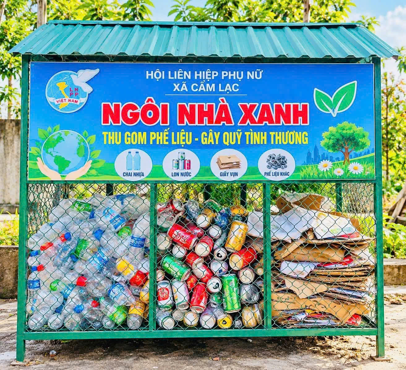  Ngôi nhà xanh - góp phế liệu nhỏ, gửi yêu thương lớn 