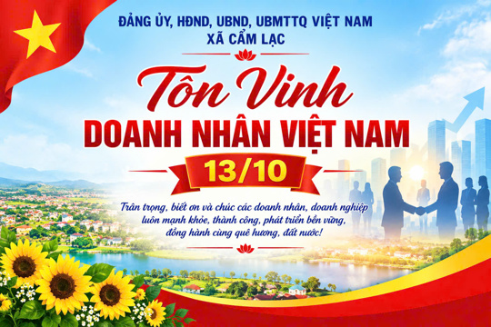 Tôn vinh doanh nhân Việt Nam - 13/10