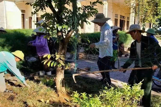 Phát huy vai trò gương mẫu của Cựu Chiến Binh, Người Cao tuổi trong xây dựng cảnh quan nông thôn