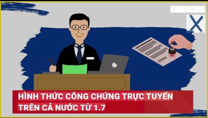 Công chứng điện tử trực tuyến